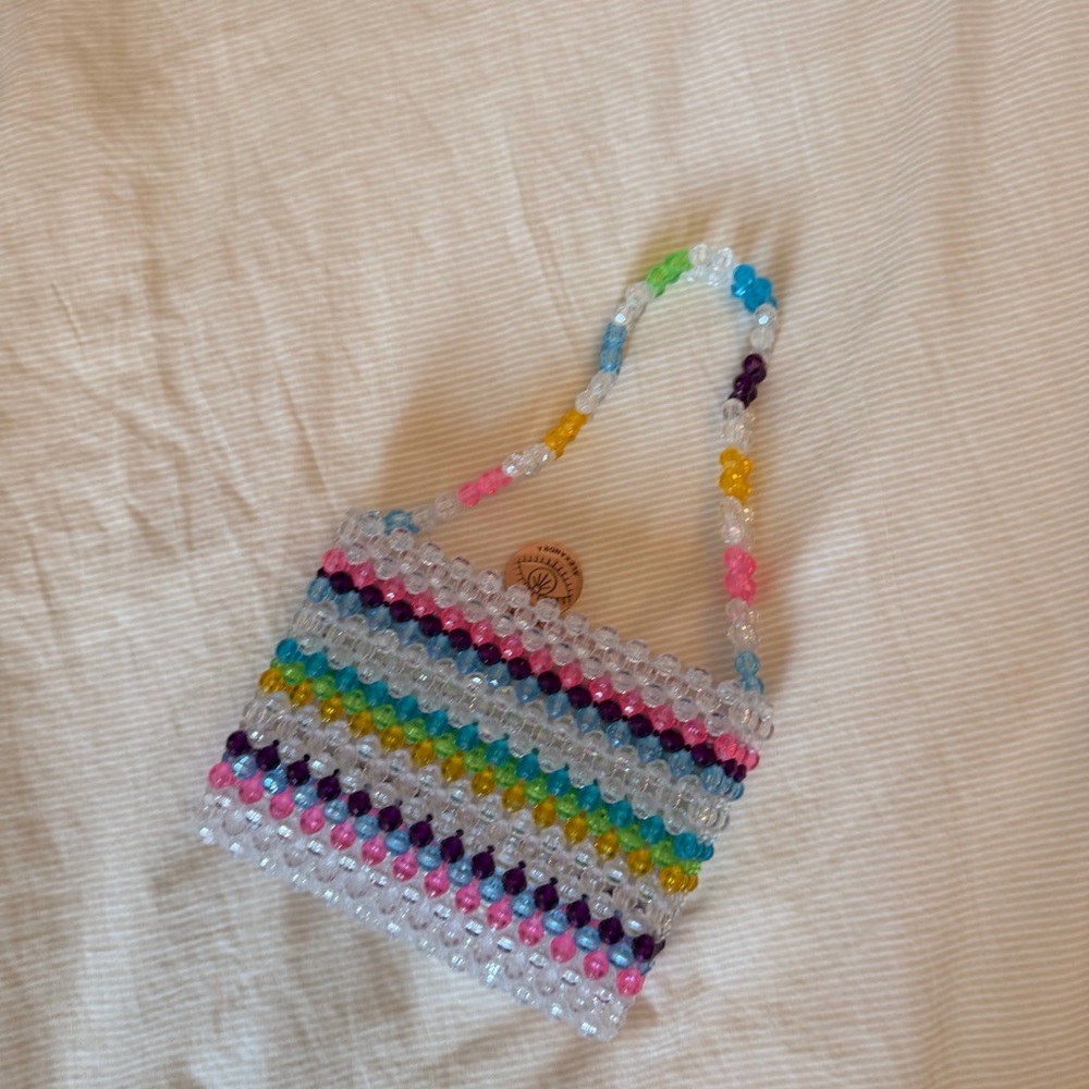 Colorful Beaded Handbag